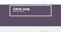Desktop Screenshot of carriejung.com