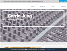 Tablet Screenshot of carriejung.com